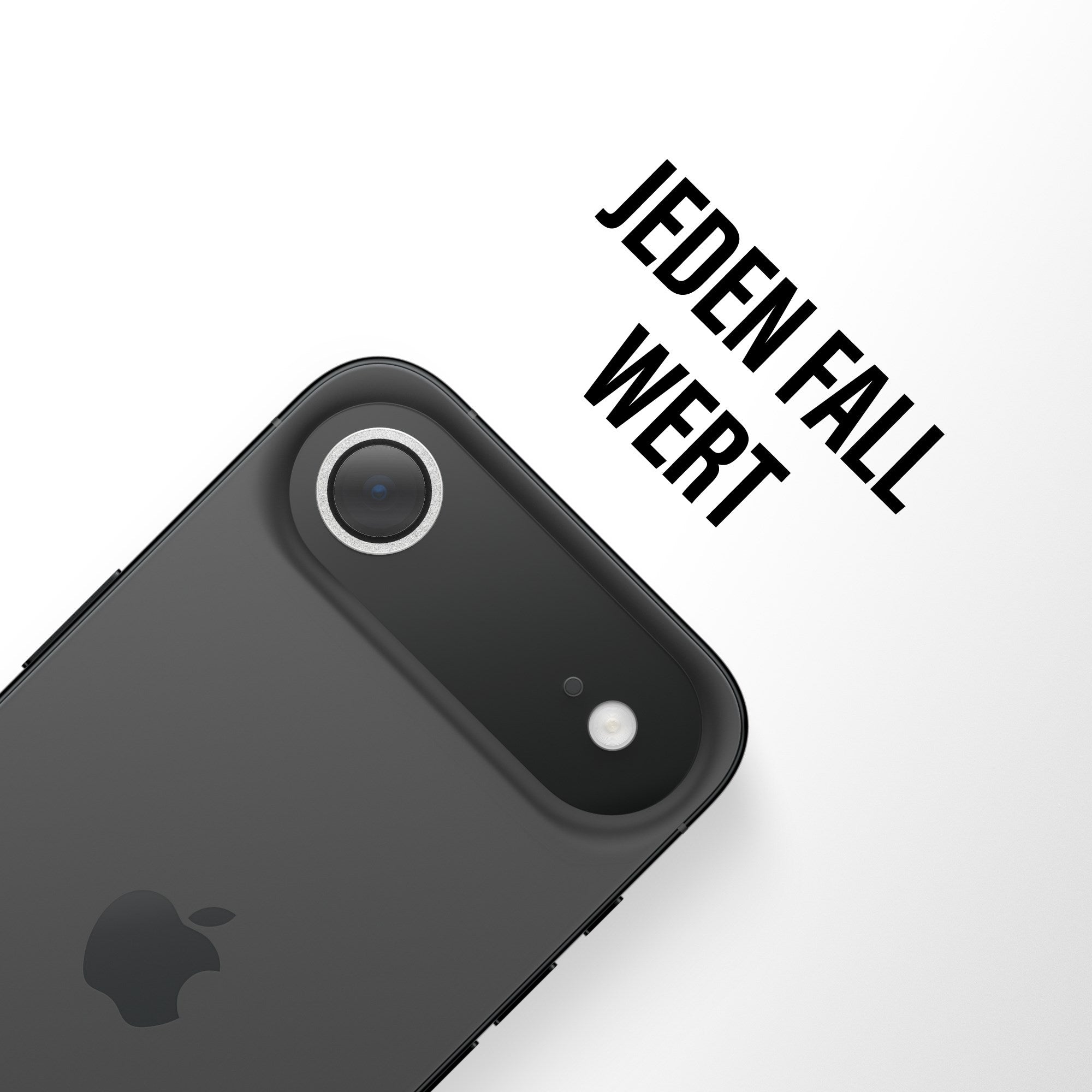 PanzerGlass® Hoops® Kameraschutz Glitter Silber iPhone Air